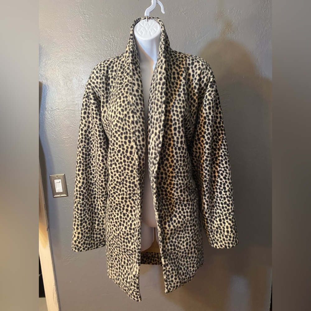 SELLECCA Fuzzy Teddy Bear Spotted Coat